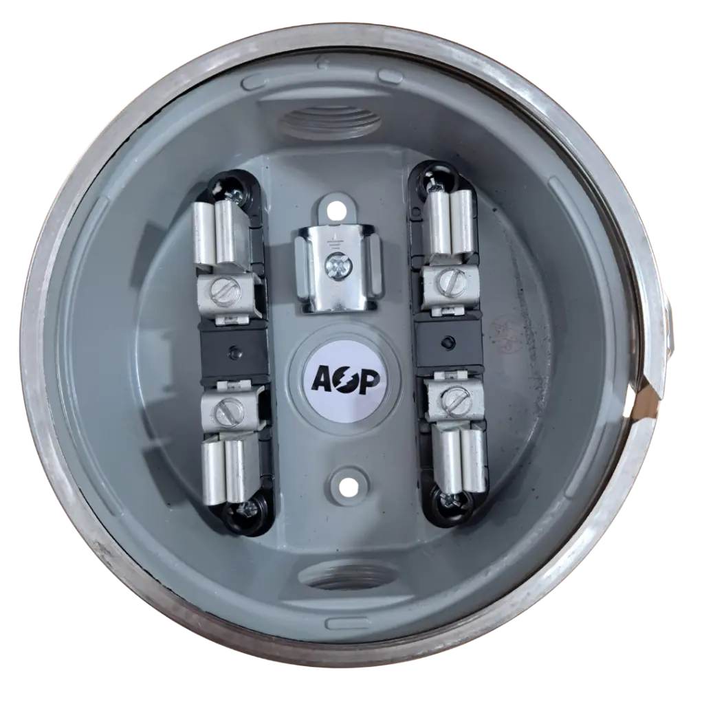 CAJA SOCKET REDONDA 100 AMPERIOS AMERICAN POWER.webp