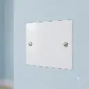 Tapadera Ciega Rectangular Estandar 4x2 Plastico Blanco Durman.webp