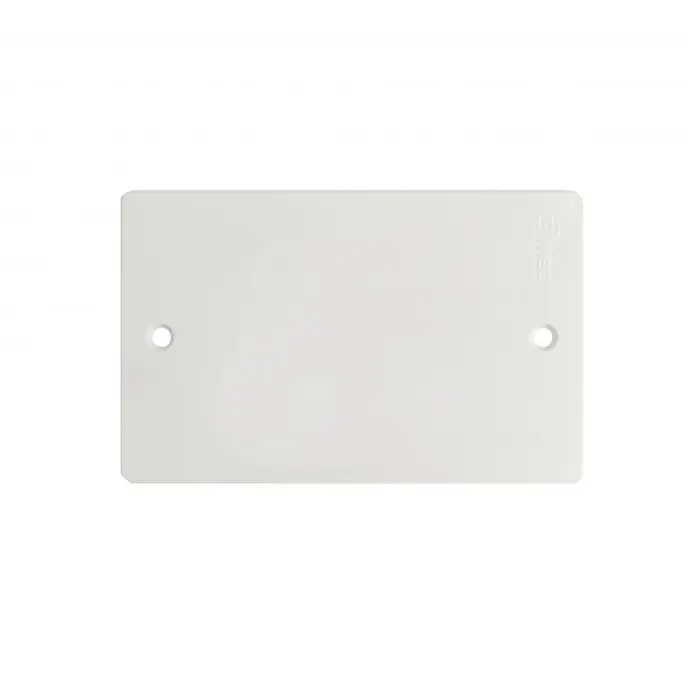 TAPADERA CIEGA RECTANGULAR ESTANDAR 4x2 PLASTICO BLANCO DURMAN.webp