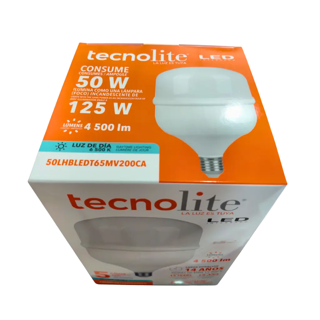 BOMBILLA LED 50 WATT LUZ DE DIA 6500K 50LHBLEDT65MV200CA TECNOLITE (1).webp