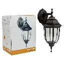 FAROL DE PARED NEGRO 60W, E27, IP44, FTL-6002D-N TECNOLITE.webp