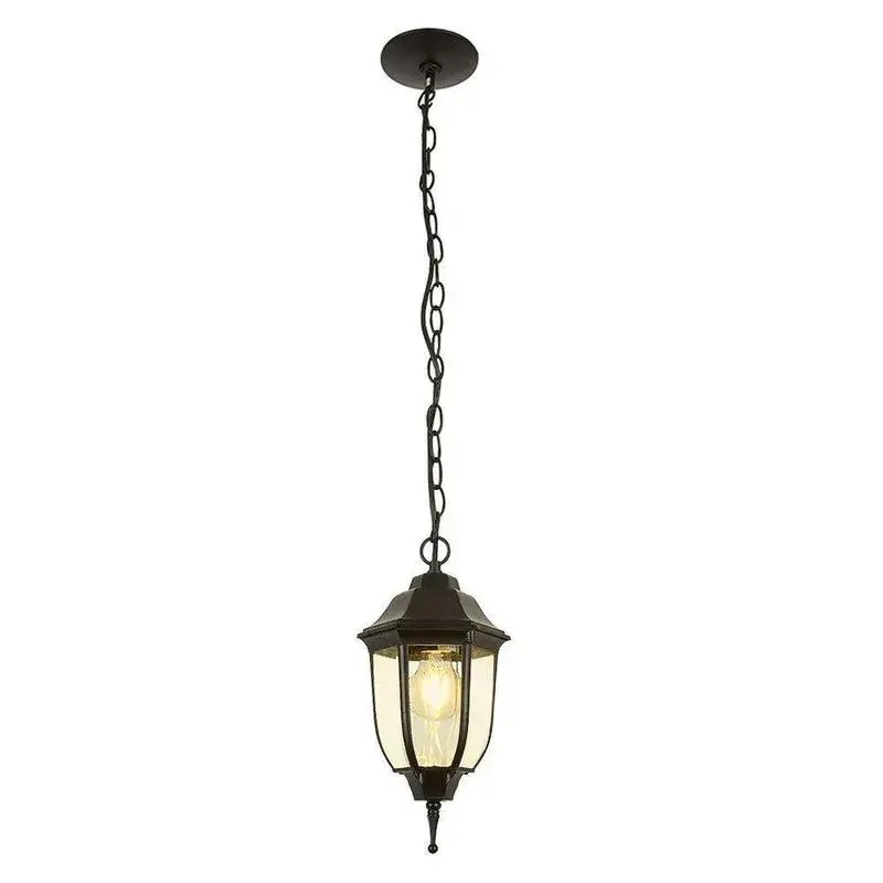 FAROL COLGANTE NEGRO 1MT, 60W, E27, IP44, FTL-6003-N TECNOLITE.webp