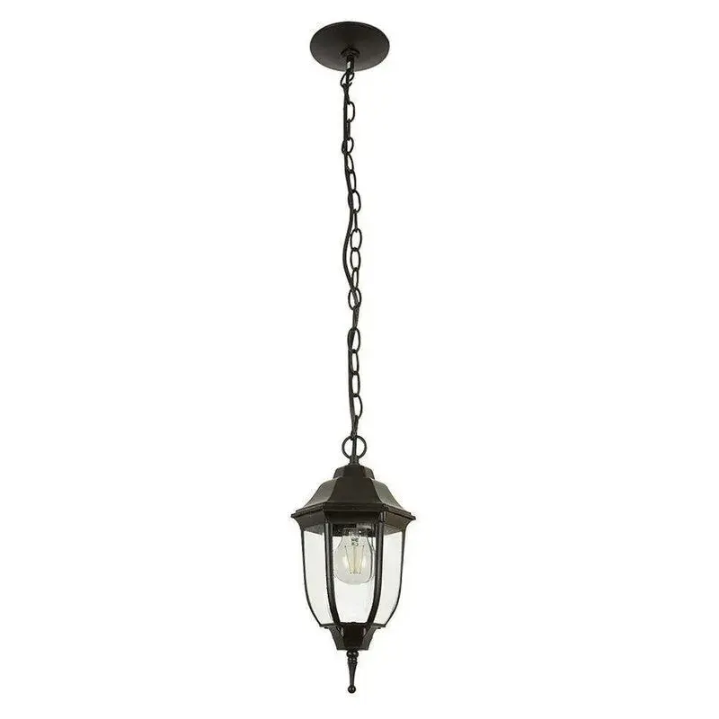 FAROL COLGANTE NEGRO 1MT, 60W, E27, IP44, FTL-6003-N TECNOLITE.webp