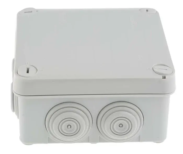 CAJA CUADRADA PLEXO PARA INTERPERIE 100X100X55MM JSL EAGLE.webp