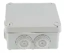 CAJA CUADRADA PLEXO PARA INTERPERIE 100X100X55MM JSL EAGLE.webp