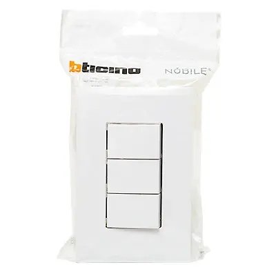 SWITCH TRIPLE BLANCO AF2300EB NOBILE BTICINO.webp