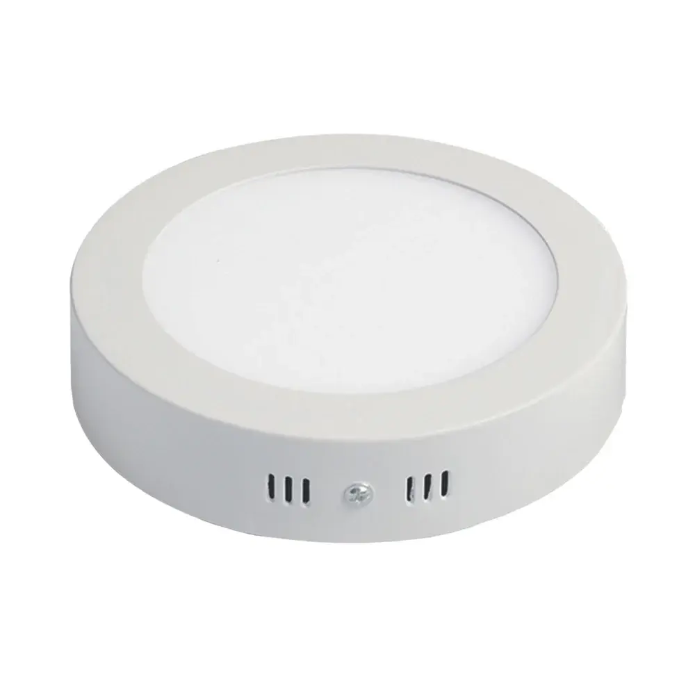 PANEL LED REDONDO SOBREPONER BLANCO 12 WATT LUZ DE DIA MERCURY.webp