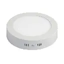 PANEL LED REDONDO SOBREPONER BLANCO 12 WATT LUZ DE DIA MERCURY.webp