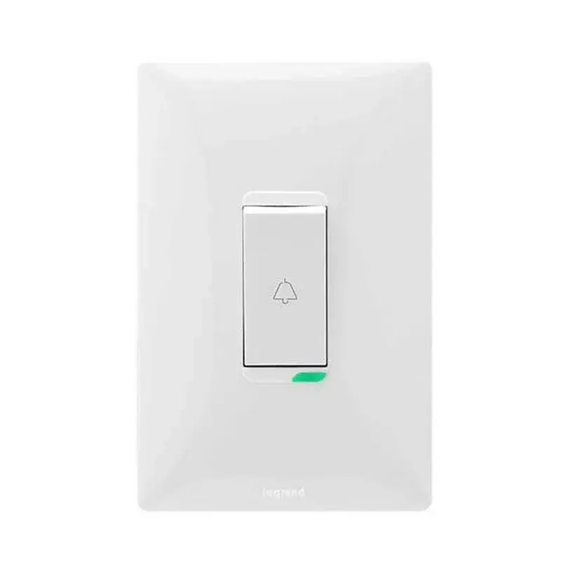 PULSADOR DE TIMBRE BLANCO 10A 686540 FUTURA LEGRAND.webp