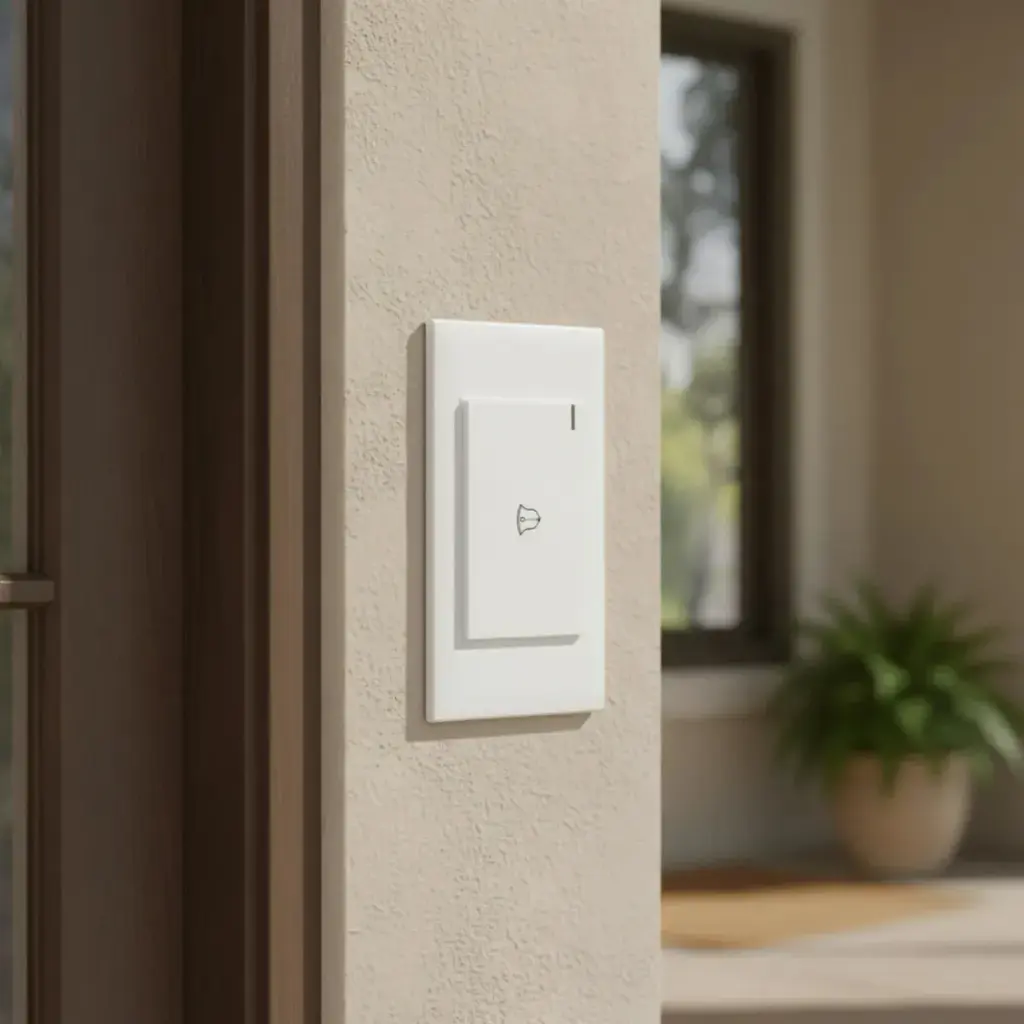 PULSADOR DE TIMBRE BLANCO PREMIUM WHITE  ETI39 MERCURY.webp
