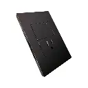 SWITCH  COMBINADO POLARIZADO NEGRO MATE 15A 125V ETI104 MERCURY.webp