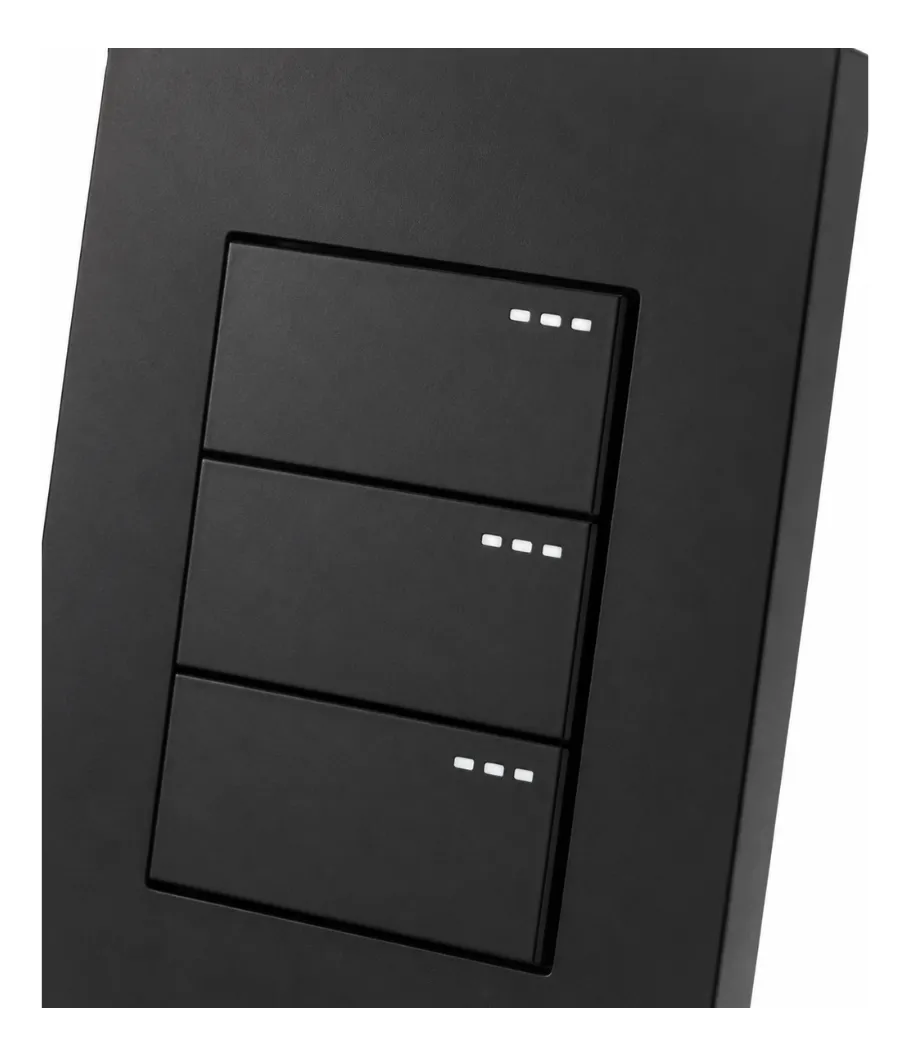 SWITCH TRIPLE NEGRO MATE 3 VIAS 15A 125V ETI102 MERCURY.webp