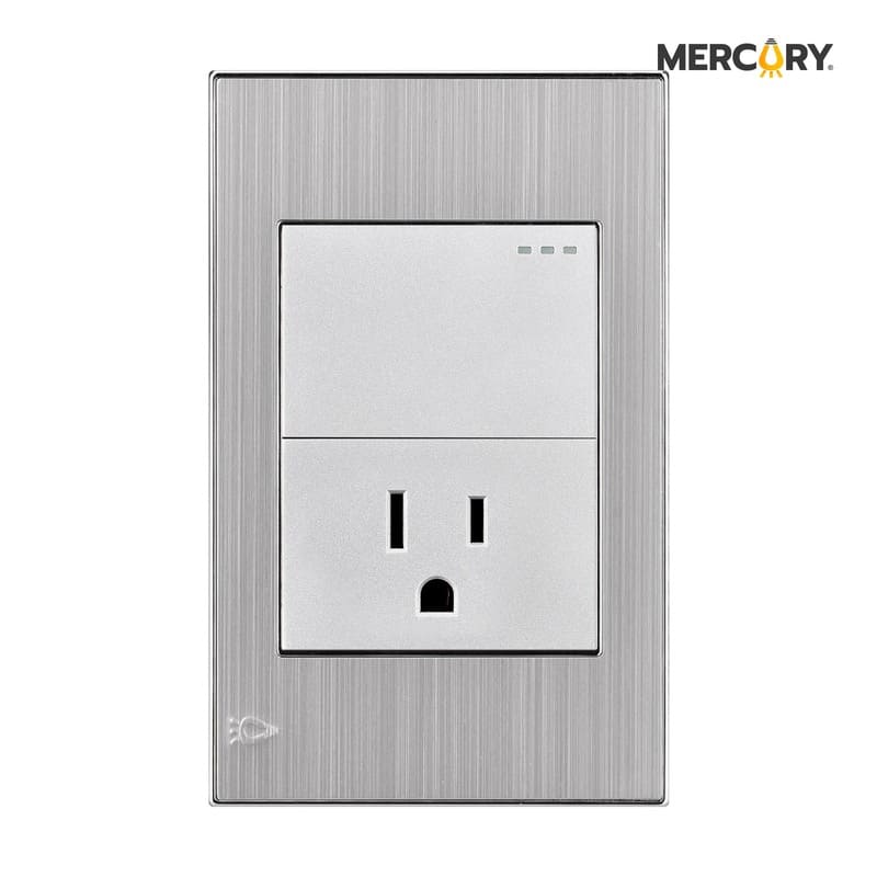 SWITCH COMBINADO POLARIZADO GRIS 15A 125V STAINLESS  ETI47 MERCURY.jpg