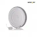 PANEL LED REDONDO SOBREPONER BLANCO 24 WATT LUZ DE DIA MERCURY.webp