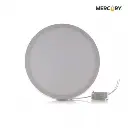 PANEL LED REDONDO SOBREPONER BLANCO 24 WATT LUZ DE DIA MERCURY.webp