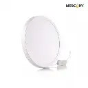PANEL LED REDONDO SOBREPONER BLANCO 24 WATT LUZ DE DIA MERCURY.webp