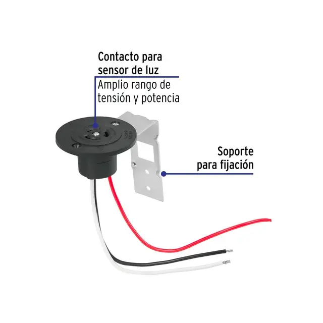 BASE PARA FOTOCELDA MONTAJE DE 1-2 VUELTA 110V-240V VOLTECK.webp