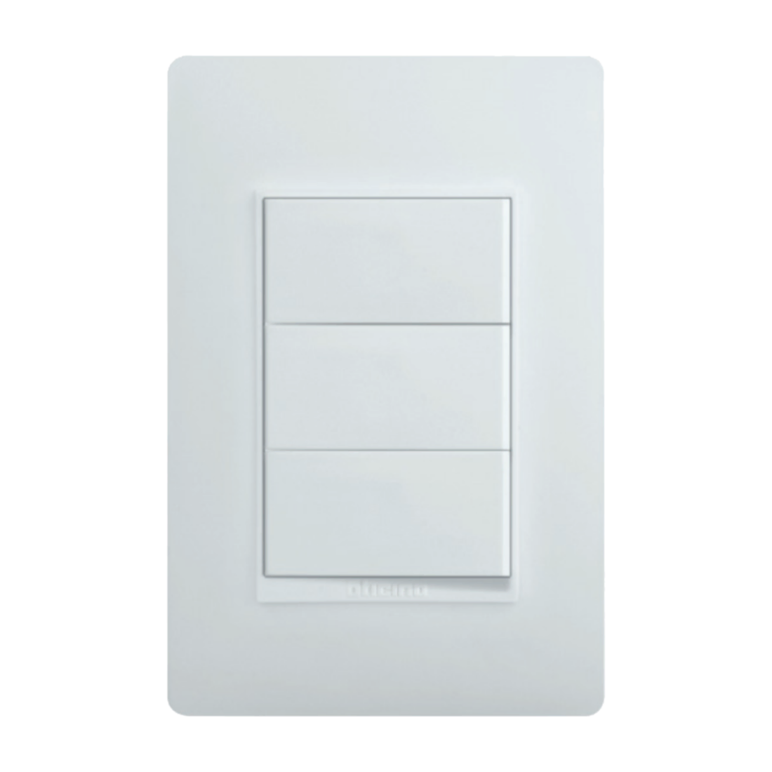 SWITCH TRIPLE BLANCO 15A PU5300 LUZICA BTICINO