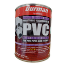 PEGAMENTO PVC PESADO TRANSPARENTE 1/4" DE GALON (946 ML / 32 ONZAS / 2 PT) DURMAN