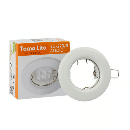 LÁMPARA OJO DE BUEY P/ TUBO DE 2" YD-220/B BLANCO | TECNOLITE