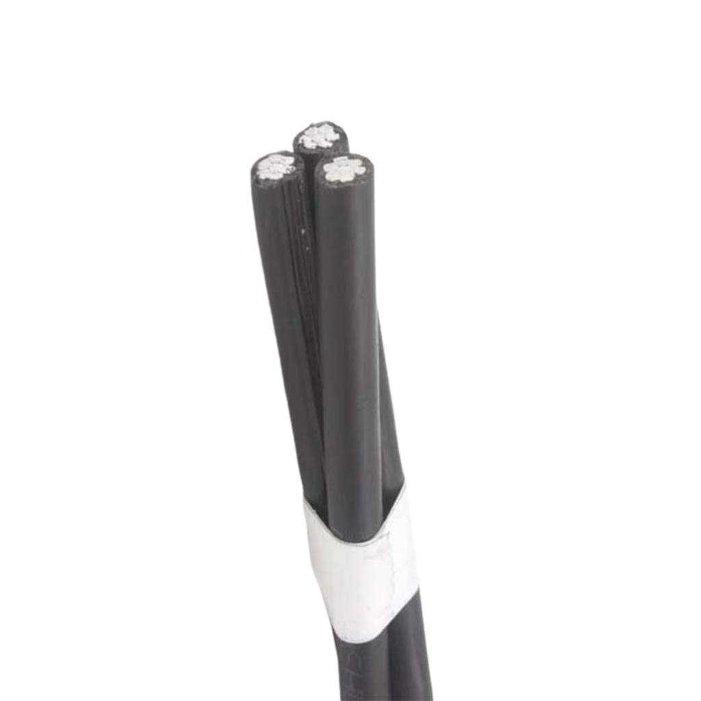 METRO DE CABLE TRIPLEX DE ALUMINIO NEUTRO FORRADO CALIBRE 6 AWG