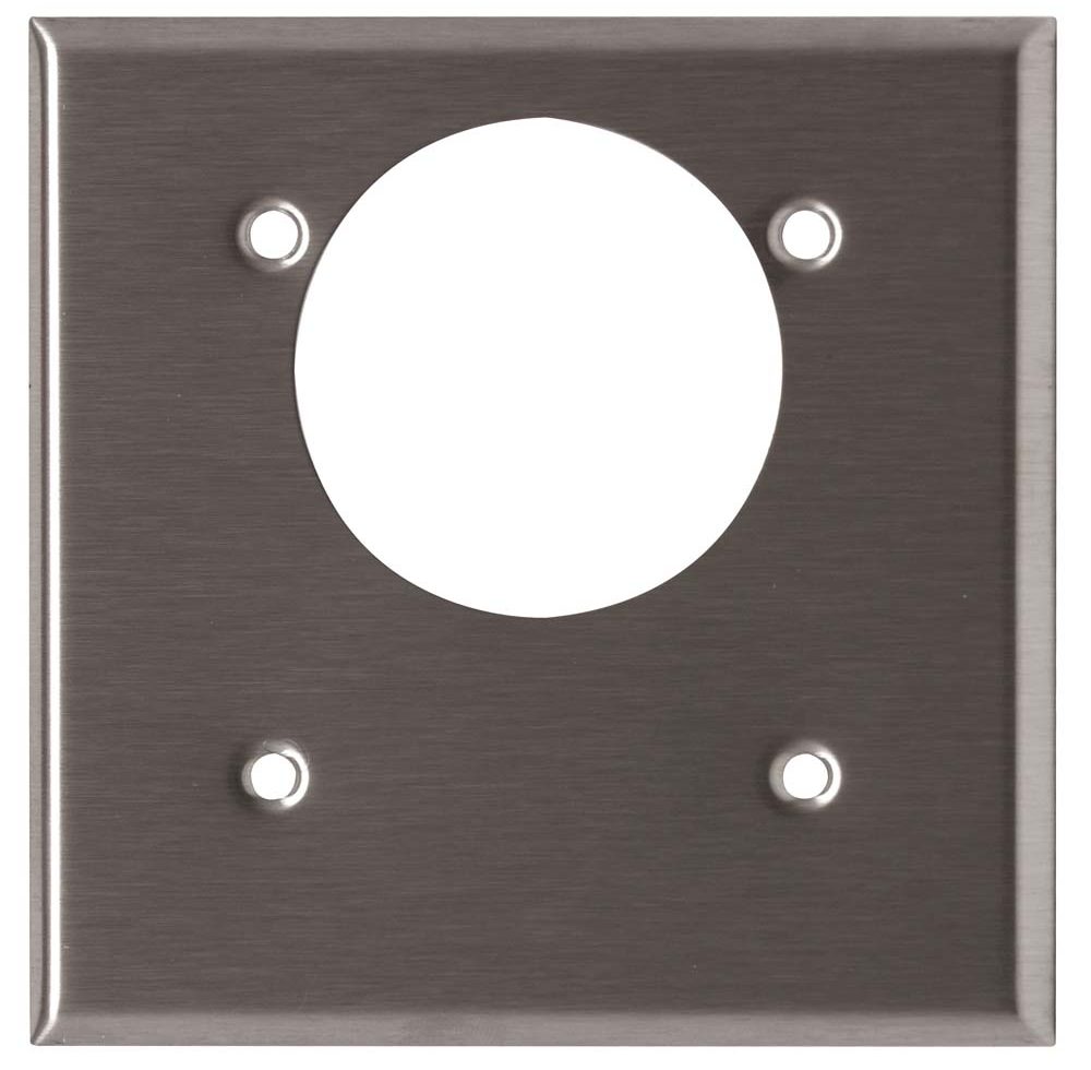 PLACA METALICA CUADRADA 5x5 P/ TOMA DE ESTUFA #192 EAGLE