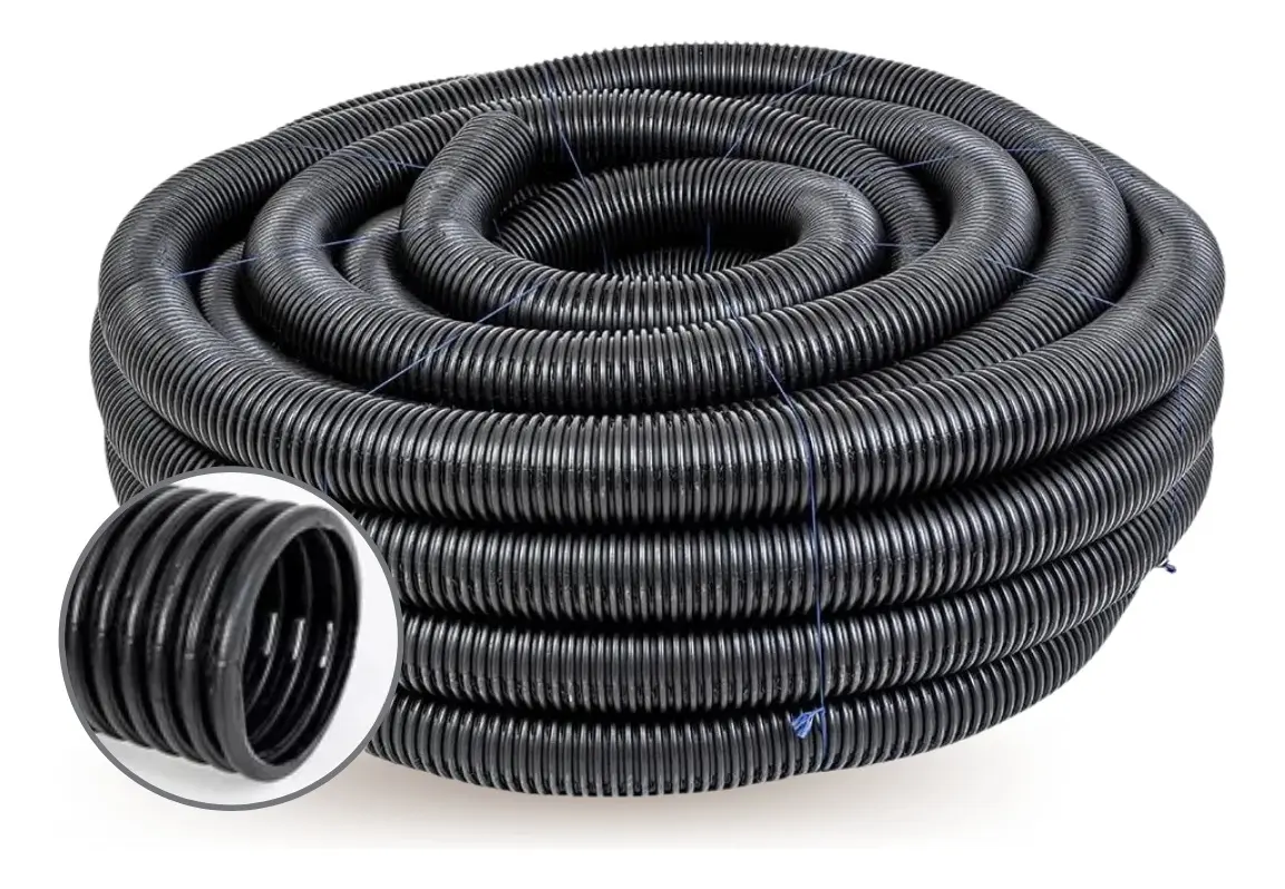METRO DE FLEXITUBO PLASTICO NEGRO 3/4" NEXFLEX
