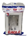 CAJA PARA CANALETA SOBREPONER BLANCO #6010B EAGLE