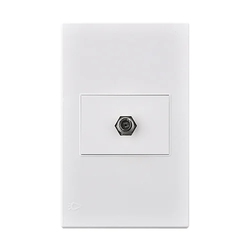 TOMA PARA TV COAXIAL BLANCO PREMIUM WHITE ETI41 MERCURY