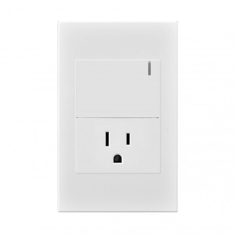 SWITCH COMBINADO BLANCO PREMIUM WHITE ETI38 MERCURY