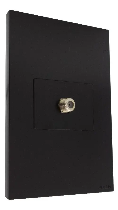 TOMA PARA TV COAXIAL NEGRO MATE 15A 125V ETI170 MERCURY