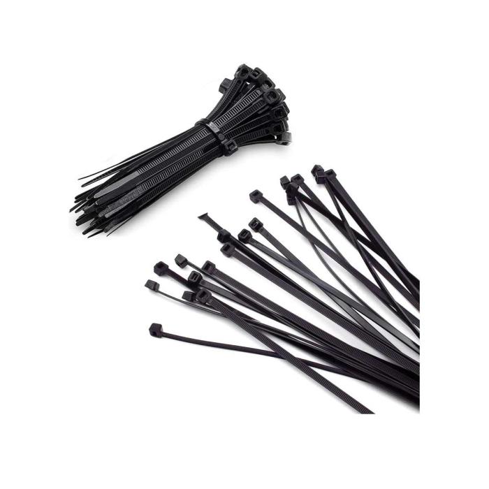 AMARRE (CINCHO) PLASTICO 5MM x 40CM NEGRO MERCURY
