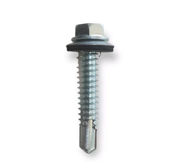 TORNILLO POLSER CON WASHA PUNTA DE BROCA 1/4" X 2"
