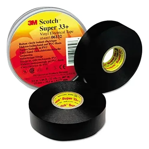 CINTA AISLANTE DE VINIL SCOTCH® SUPER 33+™ NEGRA | 3M
